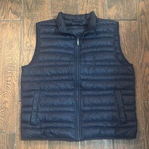 Michael Kors Blue Quilted Puffer Vest